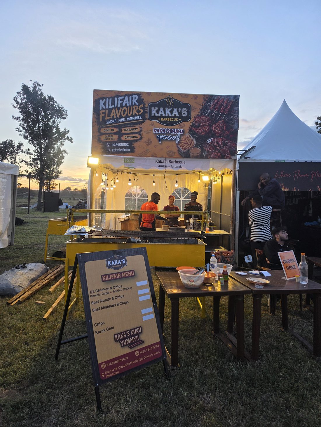 KAKA'S branded presence at a food festival