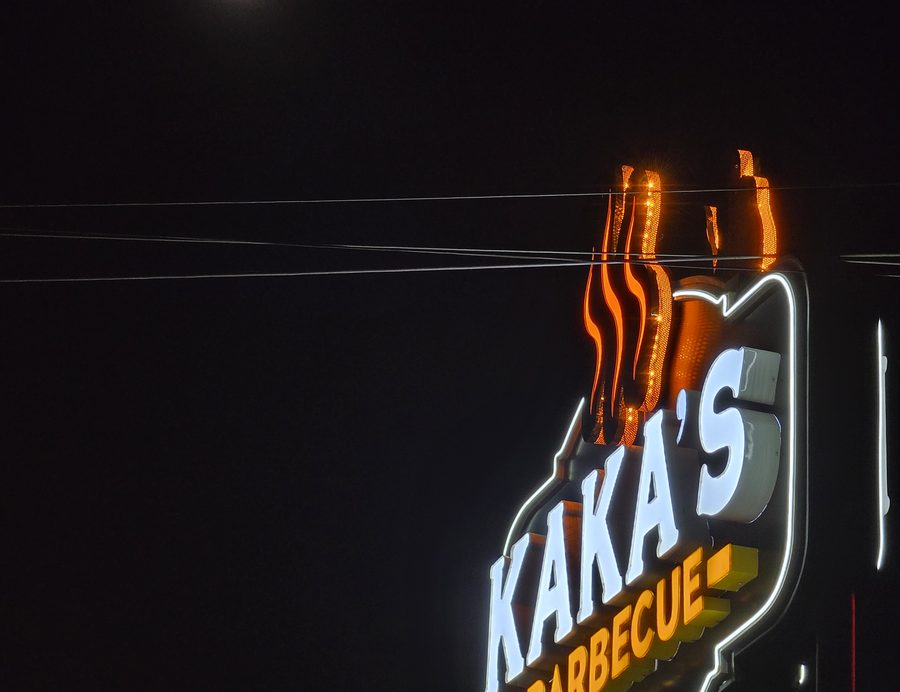 KAKA'S Barbecue &mdash; 3D LED Sign — Signage & Fabrication